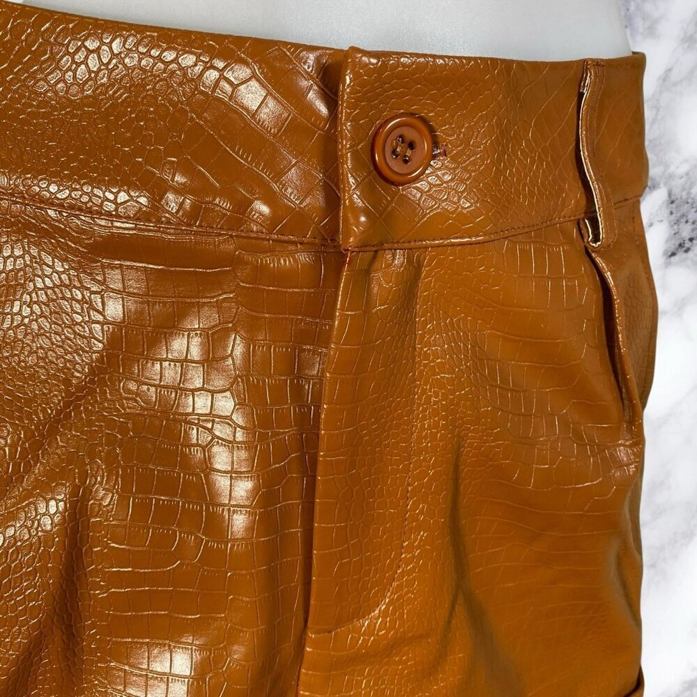 Superdown Dominica Python Shorts - Brown - image 5